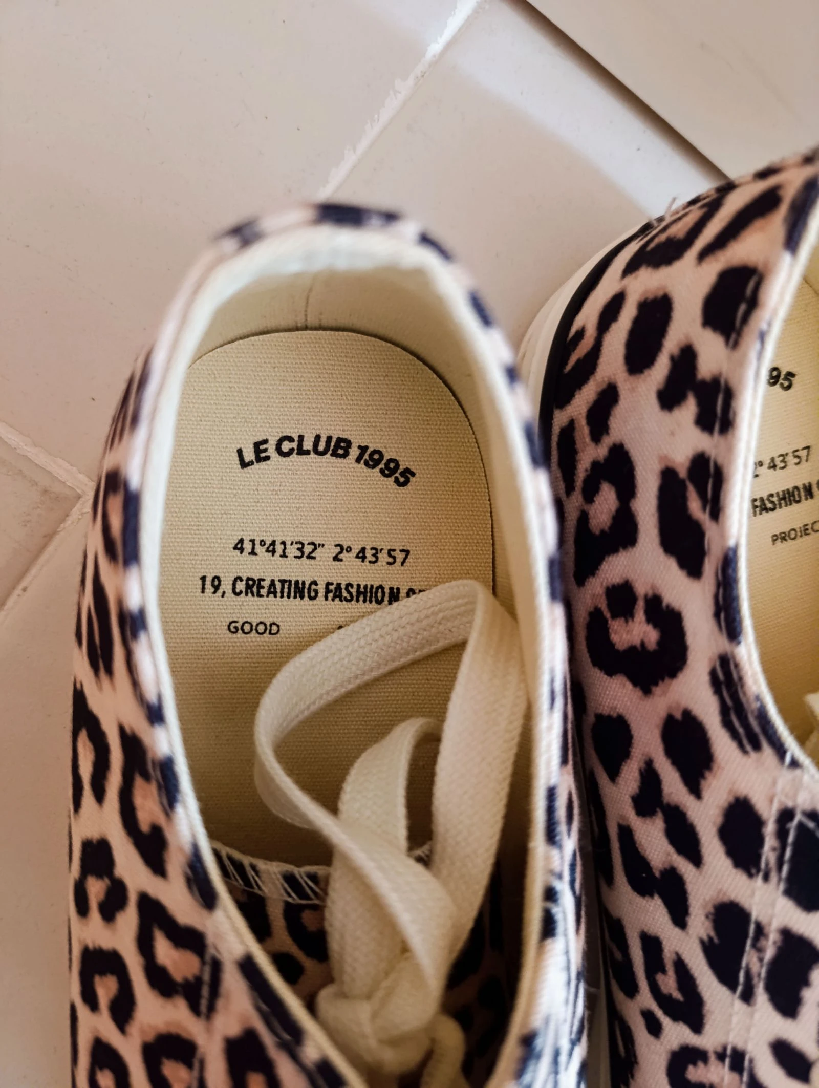 Chaussures toile léopard taille 39 – photo 3